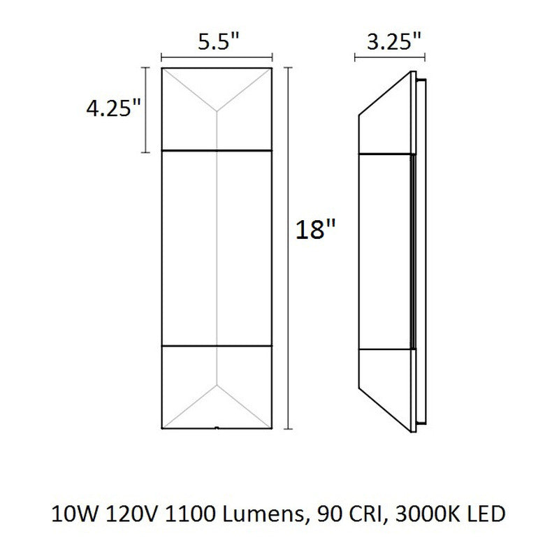 Inside-Out® Triform Wall Light