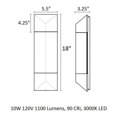 Inside-Out® Triform Wall Light