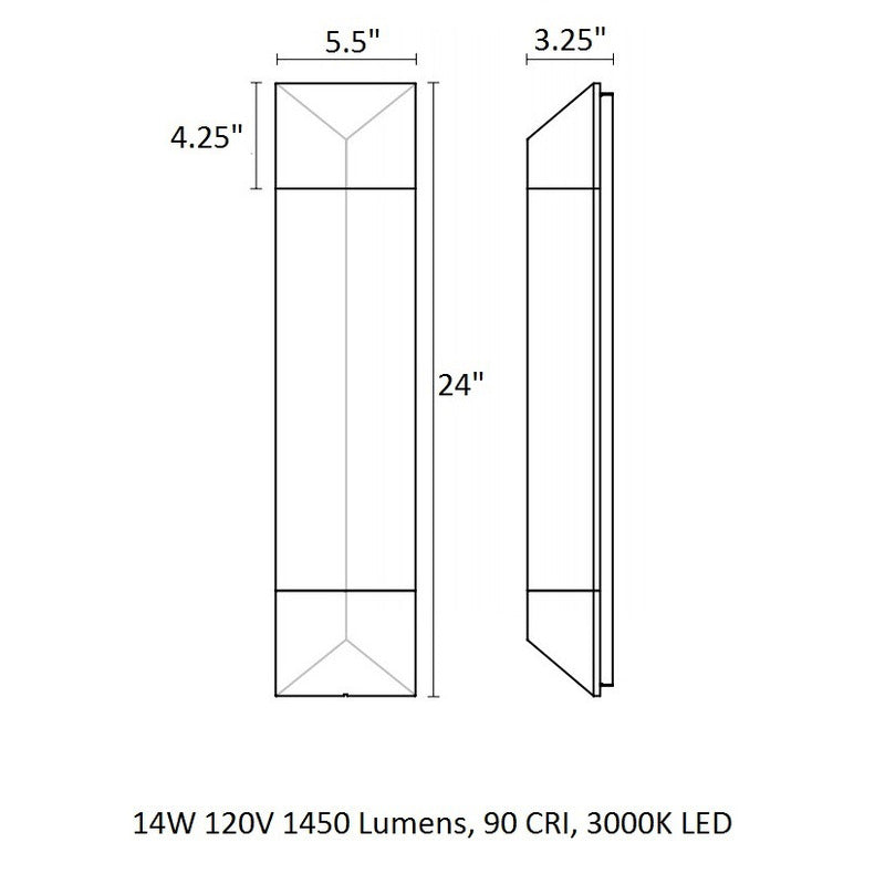 Inside-Out® Triform Wall Light