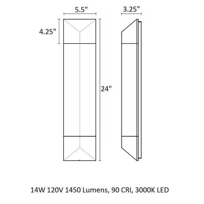 Inside-Out® Triform Wall Light