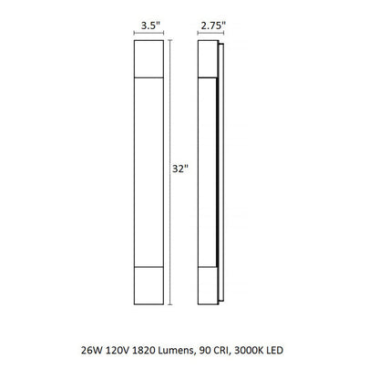 Inside-Out® Box Column Wall Light