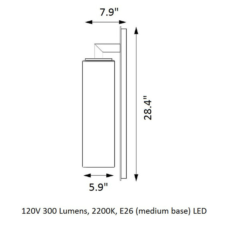 Dome Outdoor Wall Light