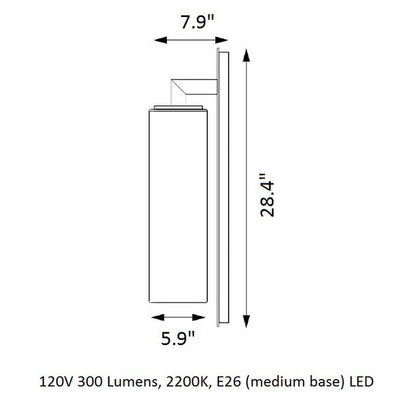 Dome Outdoor Wall Light