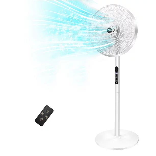 Melliful Pedestal Fan with Remote, Standing Fan, 8 Speed Fan with Remote Control