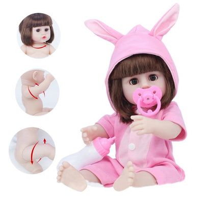 JoRocks Reborn Baby Dolls, 15 inches Realistic Newborn Soft Baby Dolls Toy for Kids Age 3+
