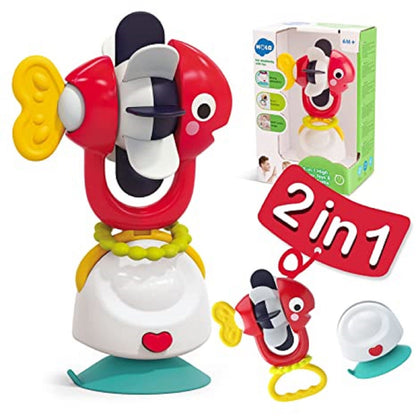 Baby Toys 6 to 12 Months High Chair Toys,2-in-1 Developmental Tray Toy for Early Learning Infant Toys 12-18 Months,Newborn Gifts for 6 12 18 24 Month,1 2 Year Olds Boys Girls Toddler Toys,Fish