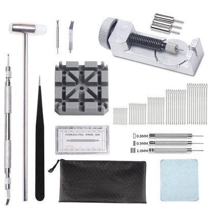 Aokelily Watch Link Removal Tool Kit, 522PCS in 1 Watch Repair Kit Spring Bar Tool Watch Tool Kit, Watch Band Strap Remover with 3 Extra Pins, 4 Tips Pins, 360PCS Link Pins