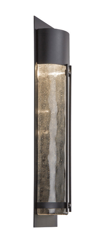 Half Round Outdoor Wall Sconce with Metalwork