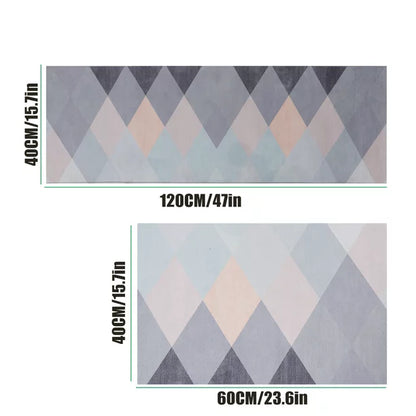 2Pcs Kitchen Mat Cushioned Anti-Fatigue Rug, Non-Slip, Thin and Comfort Rug for Kitchen, Floor, Home and Office