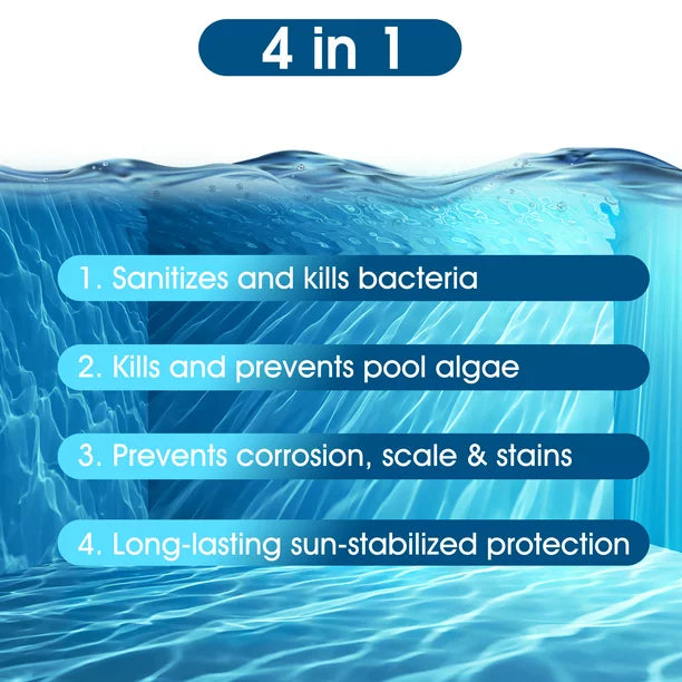 Chlorine Tablets for Pool, 180PCS