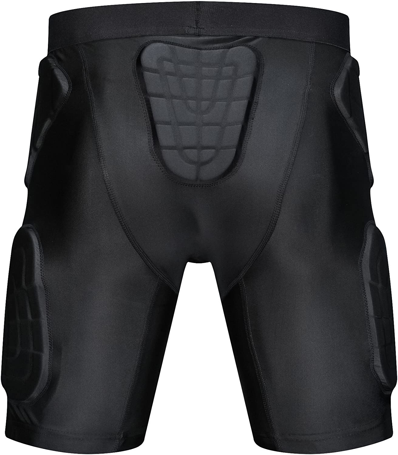TUOY Men's Padded Compression Shorts Football Girdle for Male