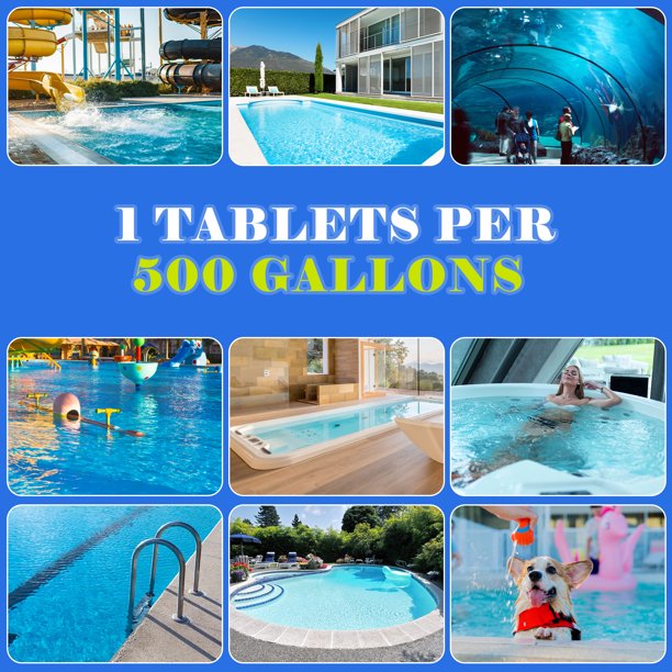 Melliful Pool Chlorine Tablets ( 180PCS )