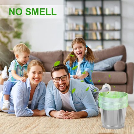 Hometimes 4-6 Gallon Biodegradable Trash Bags , 200 Bags, Small Trash Can Liners,4 5 6 Gallon Waste Basket Bags(Unscented, Tear-Resistant,Size Expanded)