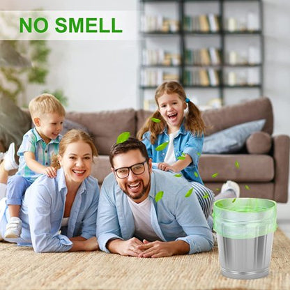 Hometimes 4-6 Gallon Biodegradable Trash Bags , 200 Bags, Small Trash Can Liners,4 5 6 Gallon Waste Basket Bags(Unscented, Tear-Resistant,Size Expanded)