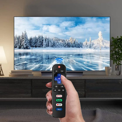 2 Packs Replaced Remote Control for TCL Roku TV/Hisense Roku/Onn Roku/Sharp Roku/Element Roku Westinghouse Roku/Philips Roku/Jvc Roku/Insignia Roku/RCA Roku Series Smart TVs