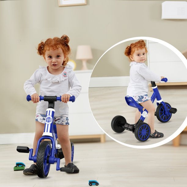 XJD 3 in 1 Kids Tricycles for 1-3 year olds Trikes for Toddler Tricycles Baby Bike,Blue