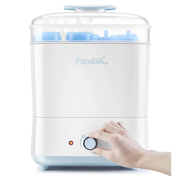 (Value $98.99)Papablic 11 Bottle Capacity Baby Bottle Electric Steam Sterilizer and Dryer Machine-Effective Sterilization-Fit for Baby Bottles, Breast Pump, Warmer Milk-Newborn Essentials Accessories