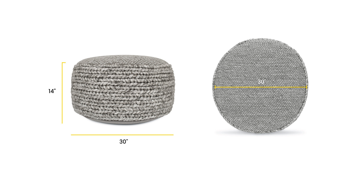 Leon 30" Pouf