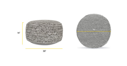 Leon 30" Pouf