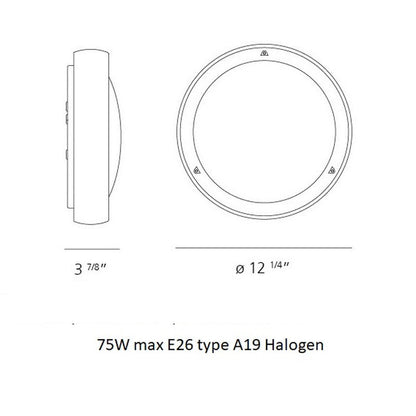 Niki Outdoor Wall/Ceiling Light