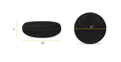 Zug 20" Jute Pouf