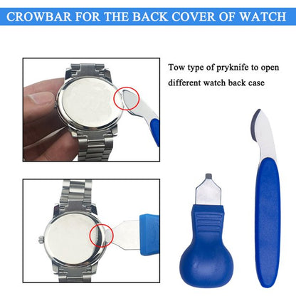 Aokelily Watch Repair Kit Professional 235PCS Watch Tools Kits Battery Replacement Watchband Link Remover Adjustment Watch Back Removal Opener Spring Bar Repair with Carrying Case