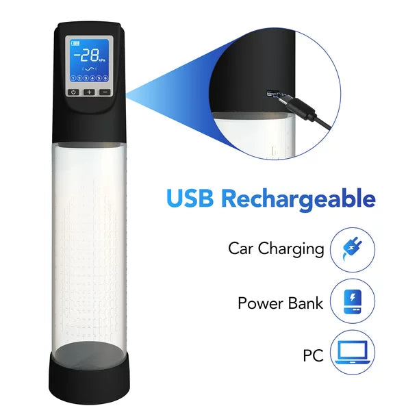 AOPAR Electric Penis Pump Vacuum Automatic Penis Enhancement Extension Masturbation Sex Toy for Men