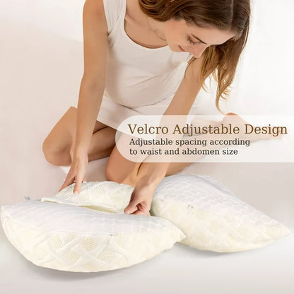 Pregnancy Pillows for Sleeping, Maternity Pillow for Pregnant Women with Detachable and Adjustable Pillow Cover, Support for Belly, Back, Legs, Hips