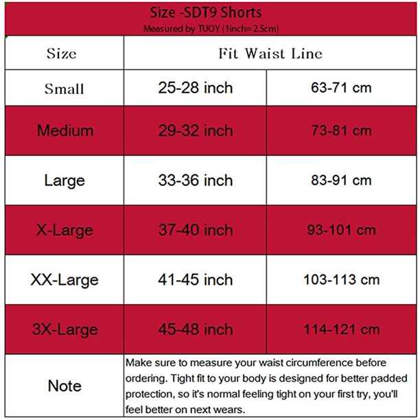 TUOY Men's Padded Compression Shorts Football Girdle for Male