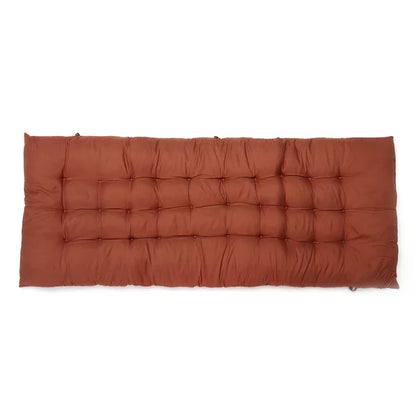 Patio Chaise Lounger Cushion, Indoor/Outdoor Chaise Lounger Cushions Rocking Chair Sofa Cushion with 6 Ties,Thick Padded Chaise Lounger Swing Bench Cushion，47 inch Gray Brown Navy Beige