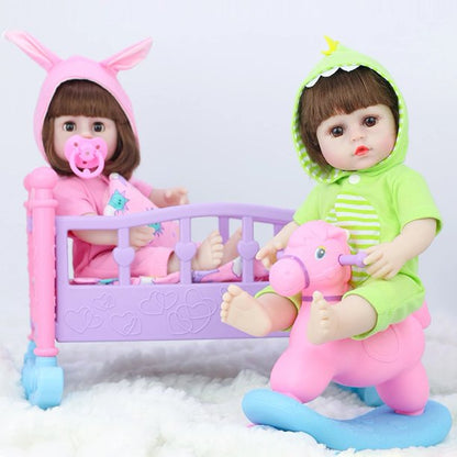JoRocks Reborn Baby Dolls, 15 inches Realistic Newborn Soft Baby Dolls Toy for Kids Age 3+