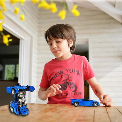 CTYKEJ Deformation Robot Cars Toys for Kids Boys,Transforming Robot Car for Kids Toys,Birthday Christmas Gifts for 2 3 4 5 6 7 8 Years Kids Boys Girls,Blue