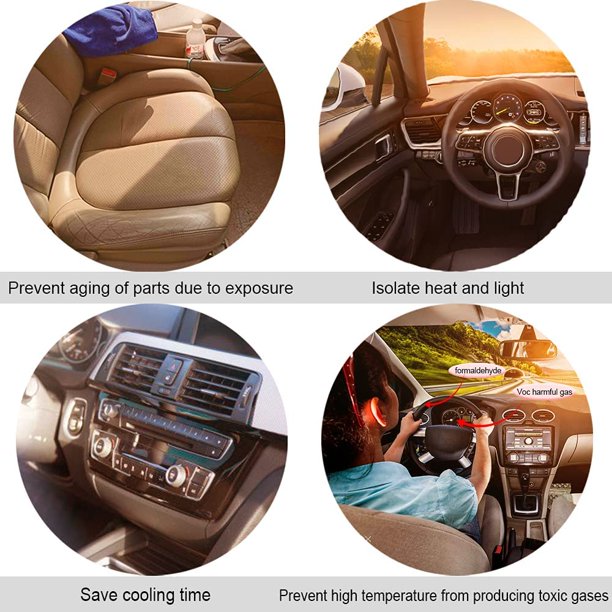 Hometimes Car Windshield Sunshade with Storage Pouch ,Foldable Reflector Umbrella Sunshade for Car, Blocks UV Rays Sun Visor Protector, Sunshade to Keep Your Vehicle Cool and Damage Free