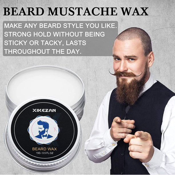 XIKEZAN Beard Straightener Kit,Beard Growth Grooming Kit W/Beard Straightener,Heat Protectant Spray,Beard Wash Shampoo,Conditioner,Oil,Balm,Wax,Comb,Brush,Scissor,Bag,E-Book