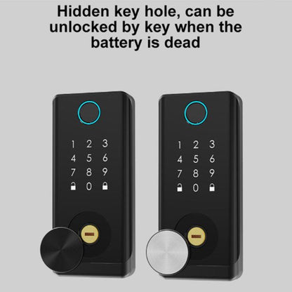 Smart Door Lock, Touchscreen Keypad Deadbolt, Keyless Door Entry for Exterior Door, Bluetooth Digital Door Lock Works with APP Control, IC Cards, Fingerprint Door Lock