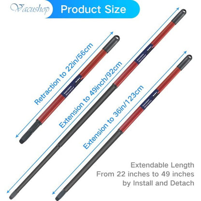 "For Ocedar Easywring Spin Mop Handle & Mop Base, Fits For O-ceda Easywring 1 Tank 360 Degree Spin Mop Accessory Parts (1xhandle,1xbase)"