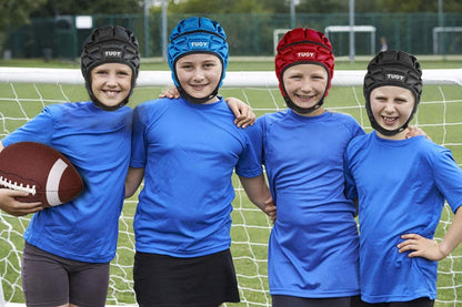 TUOY Kid Football Helmet Flag Football Helmet Pad Headgear Protection Head Guard for Rugby