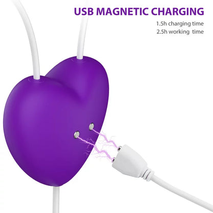 Breast Clamps Flirting Vibrating - 10 Vibration Modes Adult Toy Massager, Stimulator Wired Vibrators for Women & Couples