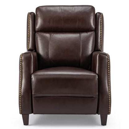 Power Lift Recliner Chair Leather Single Sofa Modern Armchair with Adjustable Backrest & Footrest Accent Lounge Chair for Living Room Home Theater