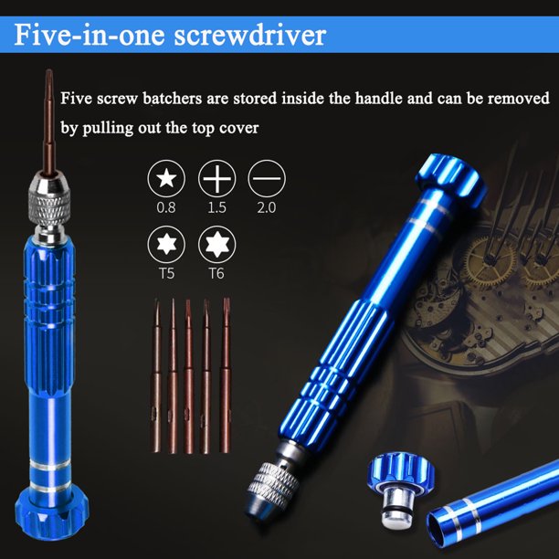 Aokelily Watch Repair Kit Professional 235PCS Watch Tools Kits Battery Replacement Watchband Link Remover Adjustment Watch Back Removal Opener Spring Bar Repair with Carrying Case
