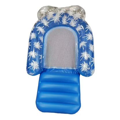 Ifanze Pool Floats, Inflatable Swimming Pool Loungers with Headrest for Pool Storage Toy, Beach Accessories, Water Hammock for Adults, Kids