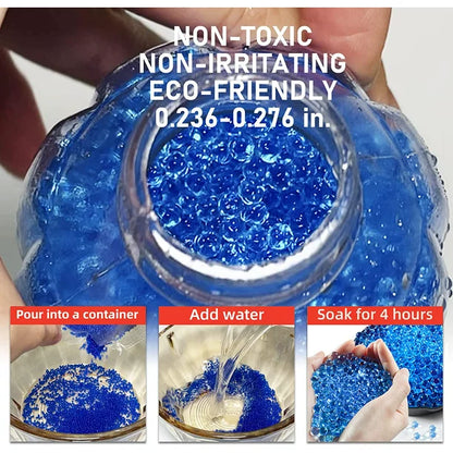 Automatic Gel Ball Blaster, with 35000 Water Beads, Splat Ball Shooting Game for Outdoor Activities, Gifts for Boys Girls Ages 12+
