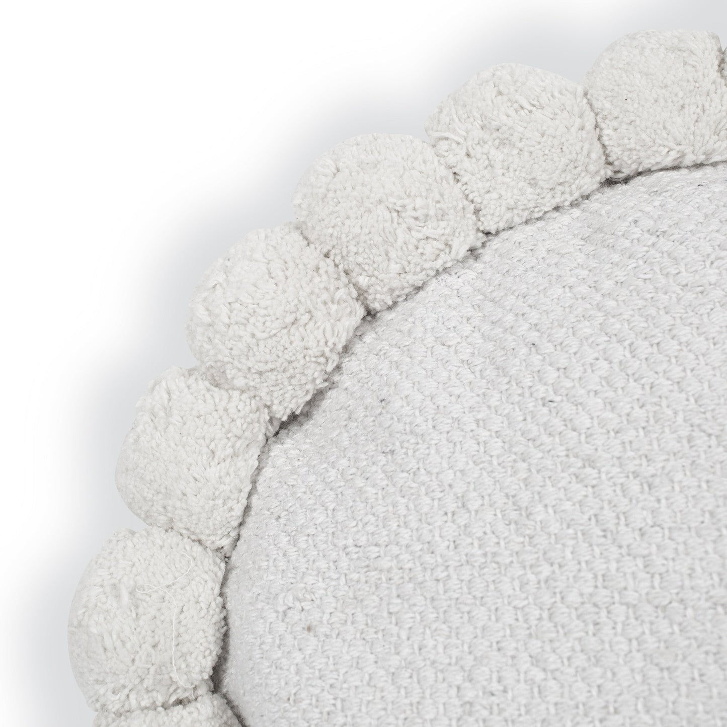 Pom Round Throw Pillow