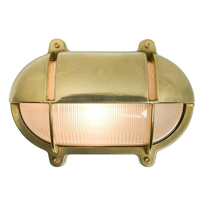Oval Bulkhead Light with Eyelid Shield