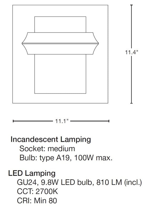 Twilight Large Outdoor Sconce