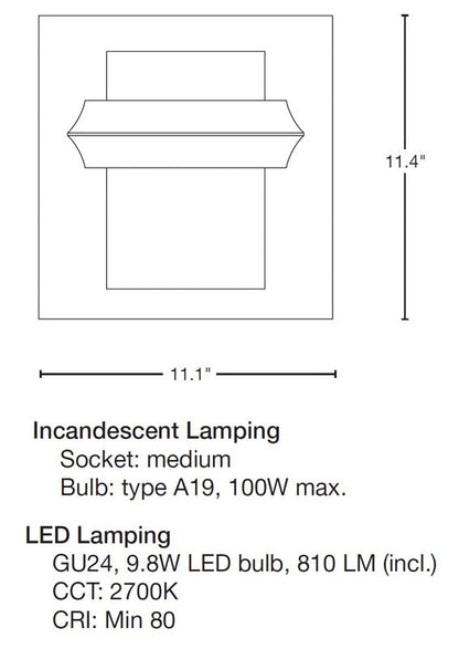 Twilight Large Outdoor Sconce