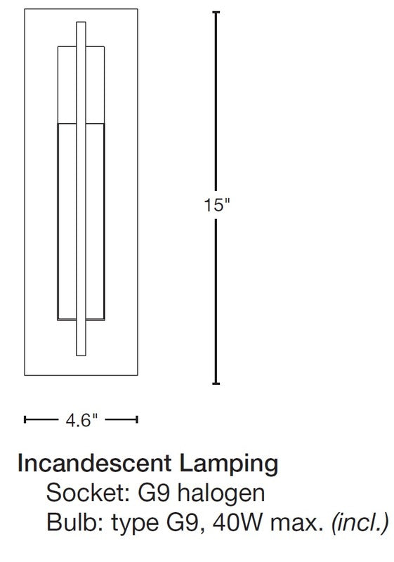 Axis Small Outdoor Sconce