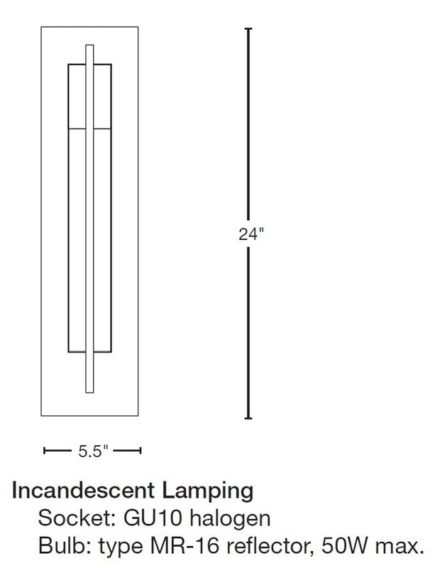 Axis Large Outdoor Sconce