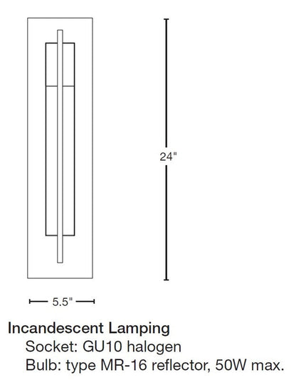 Axis Large Outdoor Sconce