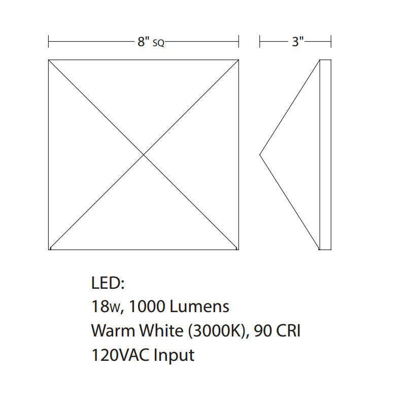 Inside-Out Prism Wall Light